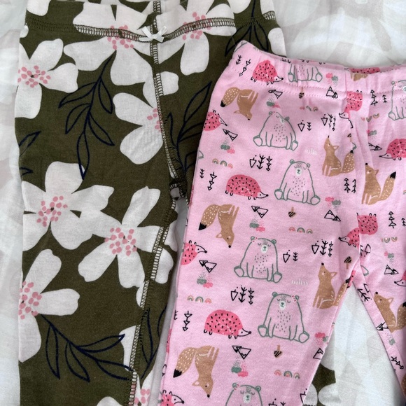 🌻3/25$ Lot of 6 baby leggings size 9 months - Picture 7 of 8
